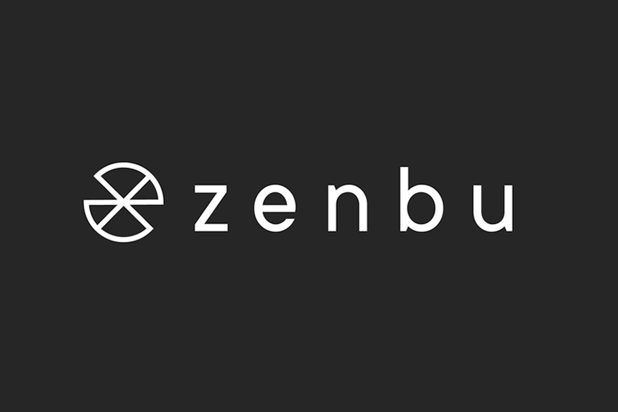 Zenbu Ltd. Cover Image - A white wheel and Zenbu typeface on a black background.